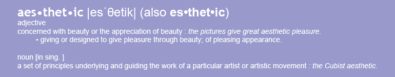 aesthetics defined